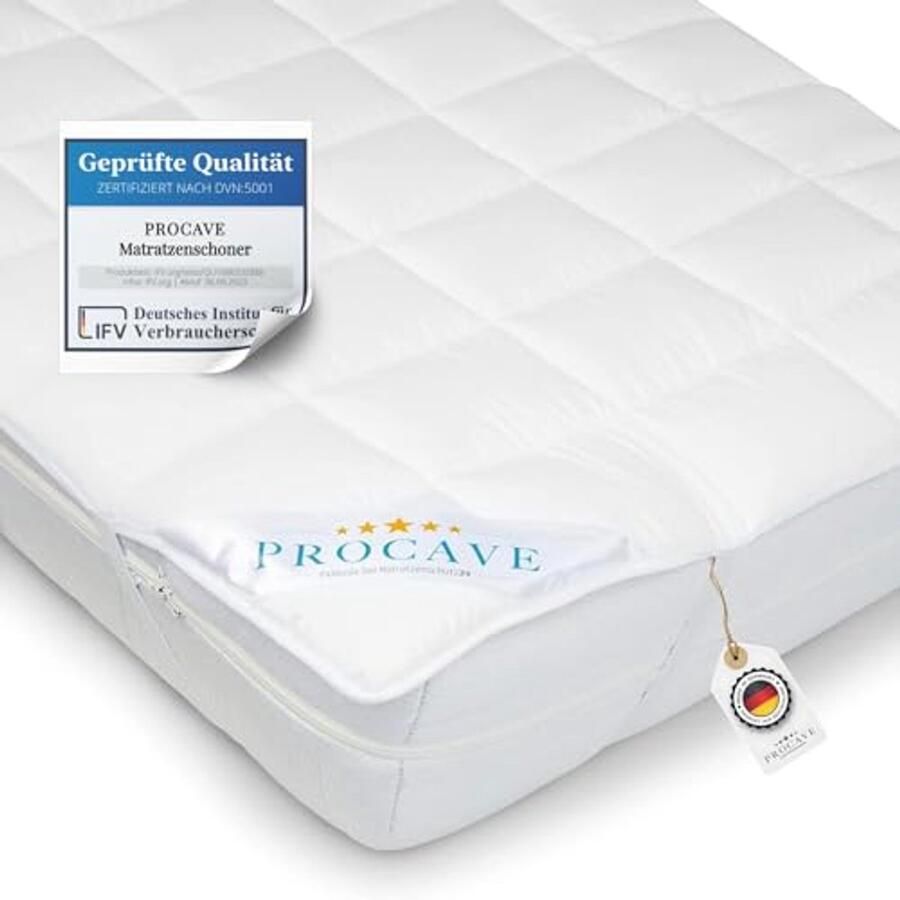 Matrasbeschermer Micro-Comfort voor optimale bescherming en slaapcomfort geschikt voor boxspring en conventionele matrassen 70x190 cm