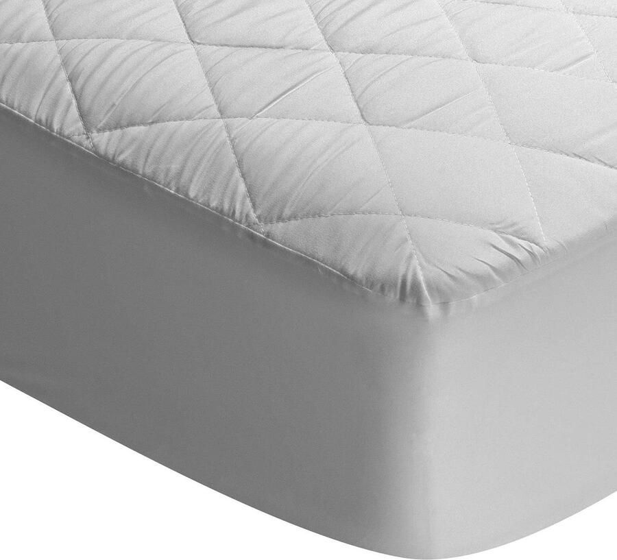 Matrasbeschermer Silktouch waterdicht gevoerd en ademend Öko-Tex-gecertificeerd voor 90 cm brede bedden tot 32 cm hoogte 90 x 190 200 cm