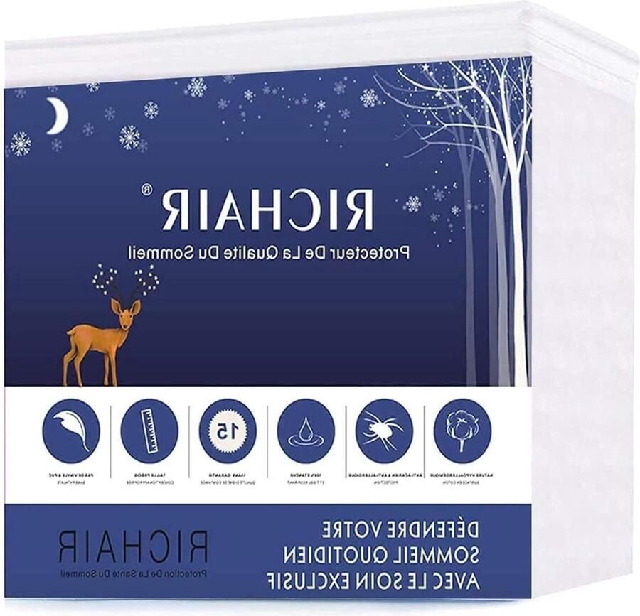 Matrasbeschermer Waterdichte 140x200cm Hypoallergeen Zeer Ademend Anti-retrecissement Bescherming Tegen Mijt en Bacteriën Matras Dekblad Nnieuwe Generatie matrasbeschermer 140x200