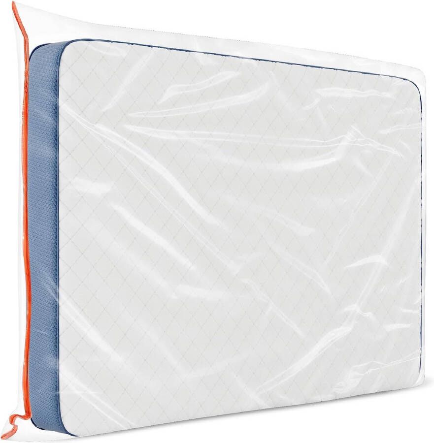 Matrashoes 180 x 200 cm (dikte 30 cm) van kunststof opbergtas voor matrassen bescherming voor je matras voor opslag verhuizing matrassen opbergtas met praktische ritssluiting