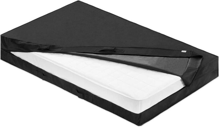 Matrashoes matrasbescherming hoes voor matrassen 100x200x25cm opbergtas bescherming tegen stof schimmel robuust en ademend