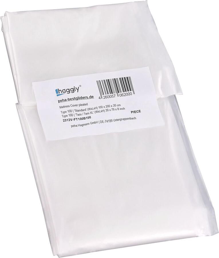 Matrashoes voor 80-100 cm brede matrassen Geurloos en Scheurvast Ideaal voor Verhuizen en Opslag