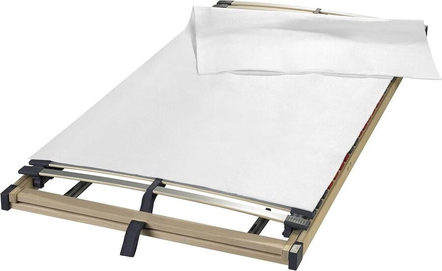 Matrasonderlegger 90 x 200 cm Viltbeschermer voor Lattenbodem Ademend en Wasbaar