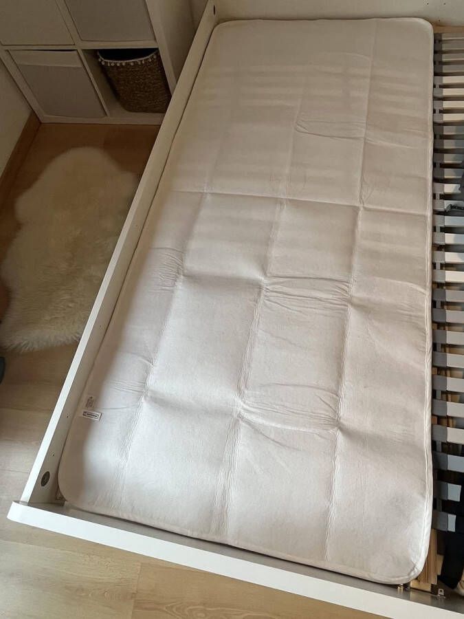 Matrasonderlegger van vilt voor de lattenbodem 100 x 200 cm ademende matrasbeschermer van naaldvilt 100% polyester