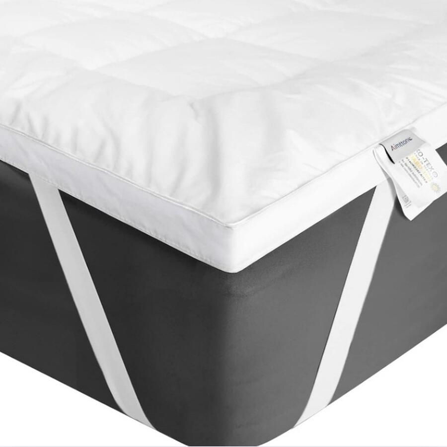 GUTEC Matrastopper 160x200 Superzachte en Comfortabele Topdekmatras Matrasbeschermer 160x200 Voor Allergieën - Foto 2