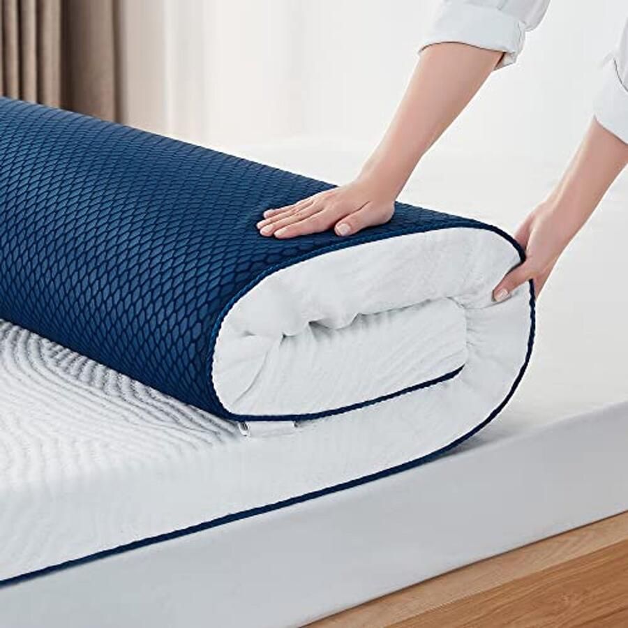 Matrastopper Gel Topper 90x200cm 7 5cm Hoogte Memory Foam H2 H3 Wasbare Tencel Overtrek