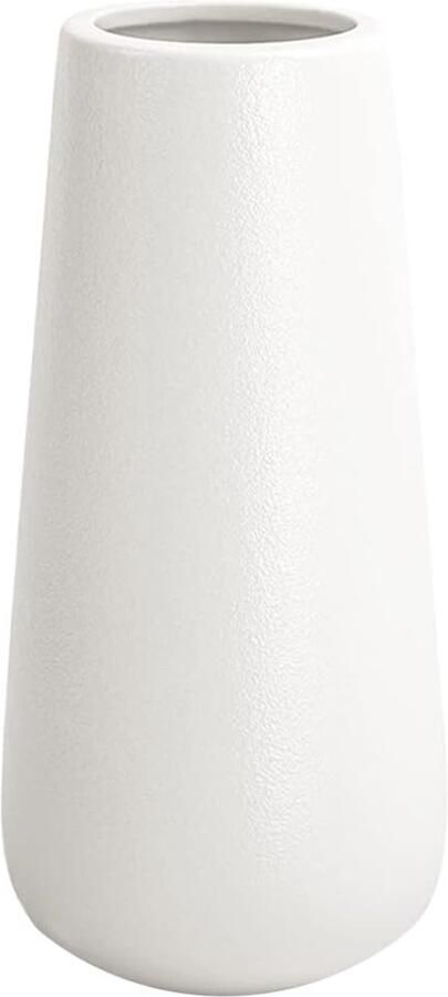 Matte Witte Keramische Vazen 28 CM voor Home Decor en Tafel Centerpieces
