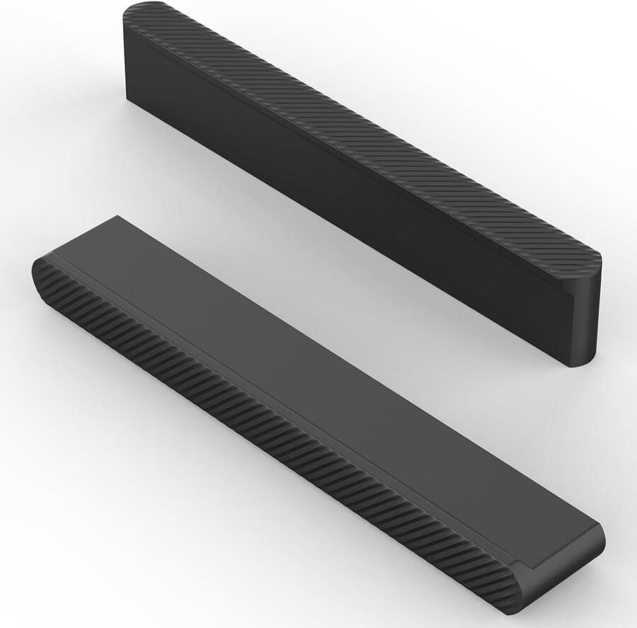 Matzwarte meubelgrepen set 10 stuks 96 mm afstand