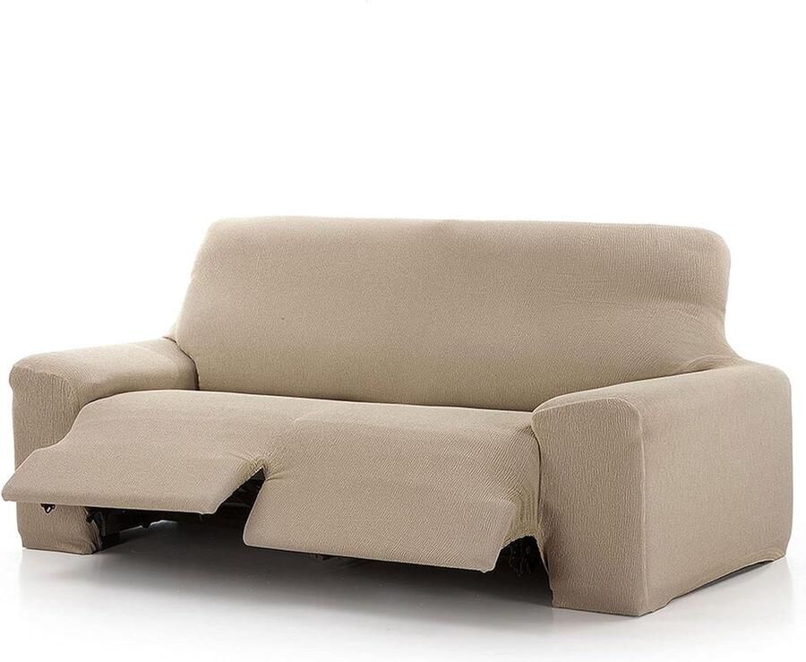 Maxifundas Bankhoes voor Relax 3-zits Geschikt voor een stijlvolle uitstraling 1 stuk Contemporary beige Linnen Ideaal voor binnengebruik