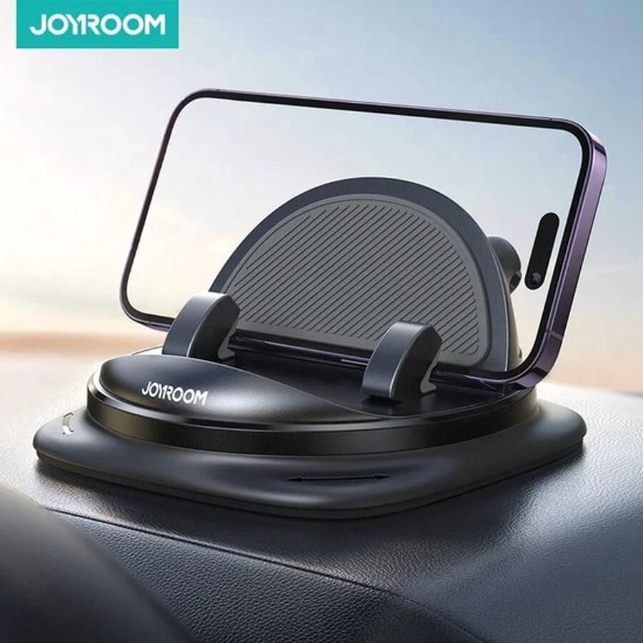 MazrekuHome Joyroom 360° Dashboard Autotelefoonhouder – Handige bediening met één hand universeel ontwerp en siliconen grip voor ultiem gemak tijdens het rijden!