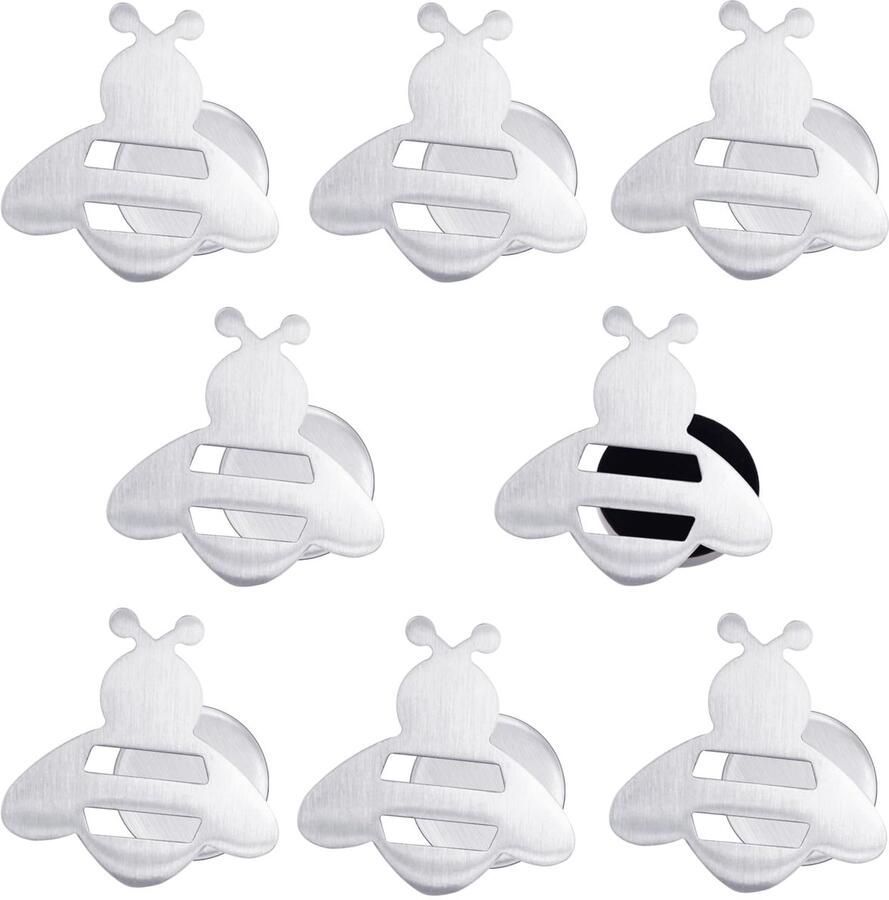 Mbsomnus 8-pack tafelkleedgewichten voor buiten Extra zware magnetische tafelkleedgewichten Buitengewichten Tafelkleedgewichten Roestvrijstalen bij voor gordijnen Douchegordijn Whiteboard Koelkast