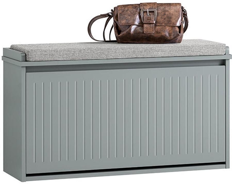 MDF -schoenkast Schoenenorganisator Entryway -opslag Comfortabele zitkussen 80x45x26cm