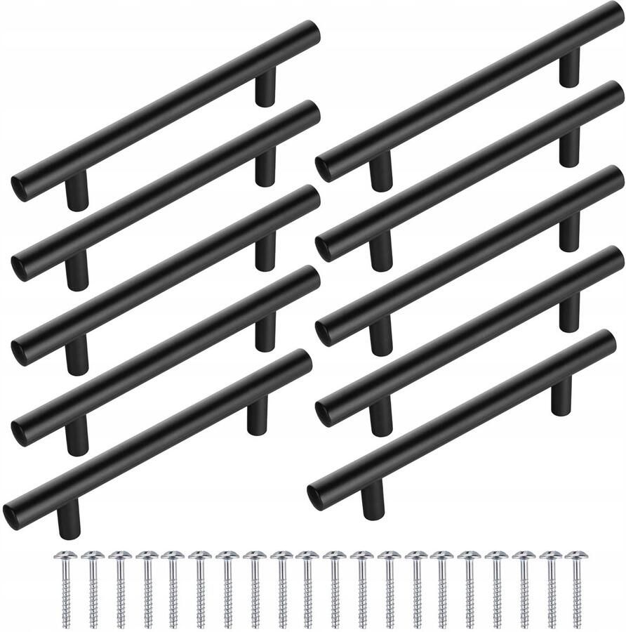 Meblando Meubelgrepen Universele ladegrepen voor keukenkasten Set van 10 stuks 160 mm 128 mm 96 mm