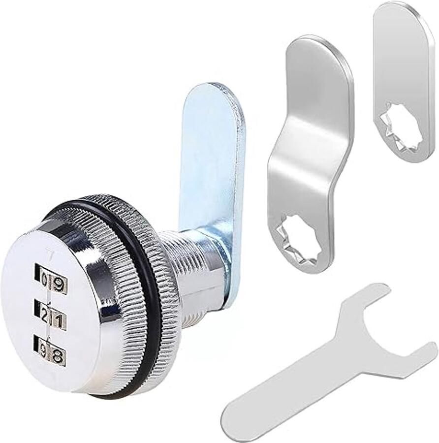 Mechanisch kastslot met rotatie en 3-cijferige codes Veilig voor laden en kasten