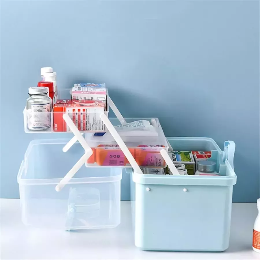 Medicijnkastje – Medicijnbox – huisapotheekbox opslag van medicijnen XXL medicijndoos