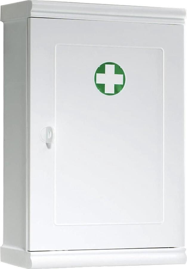 Medicijnkastje MEDICIJNHOUDER MET WITTE SLEUTEL G-8035020000 Opbergkast voor medicijnen in wit Medicijnkastje MEDICIJNHOUDER MET WITTE SLEUTEL G-8035020000 Met slot voor veilige medicijnopslag