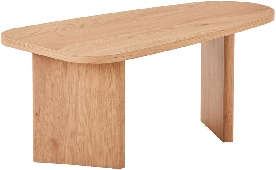 Melo salontafel woonkamer tafel middelpunt natuurlijke afwerking 100x50x41 cm