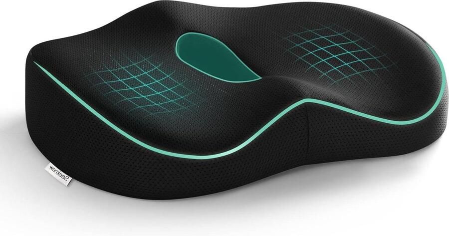 Memory Foam Zitkussen voor Kantoor Stoel Staartbeen Pijn Relief Auto Zitkussen Ischias Pijn Relief Rolstoel Kussen