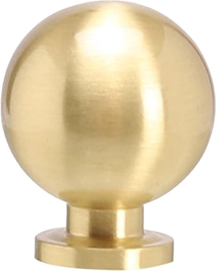 Messing commode knop kast knoppen ronde bal knoppen lade knoppen keuken hardware kast trekken kledingkast deurgreep goud
