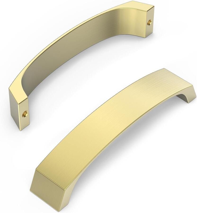 Messing kastgrepen 128 mm 10 stuks