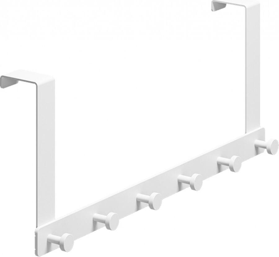 Metalen Deurkapstok 6 Deurhaken Wit Deurhaak Deurhanger Kapstok Deur Hanger Organizer Deurhanger Kapstok voor Handdoek en Kleding Wandkapstok Ophanghaa