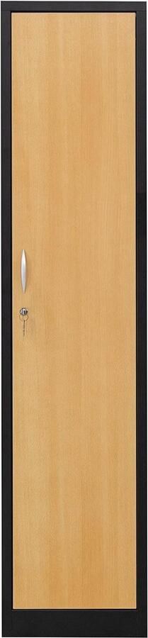 Metalen Lockerkast met Houten Deuren voor Sport en Kantoor Verschillende Maten Beschikbaar