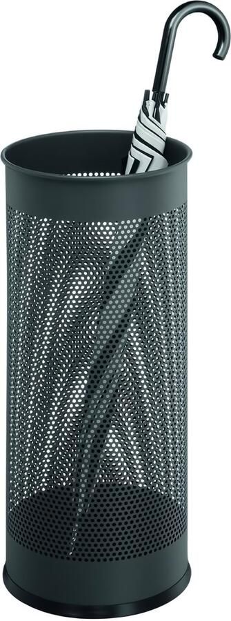 Metalen paraplubak 28 5 liter antraciet