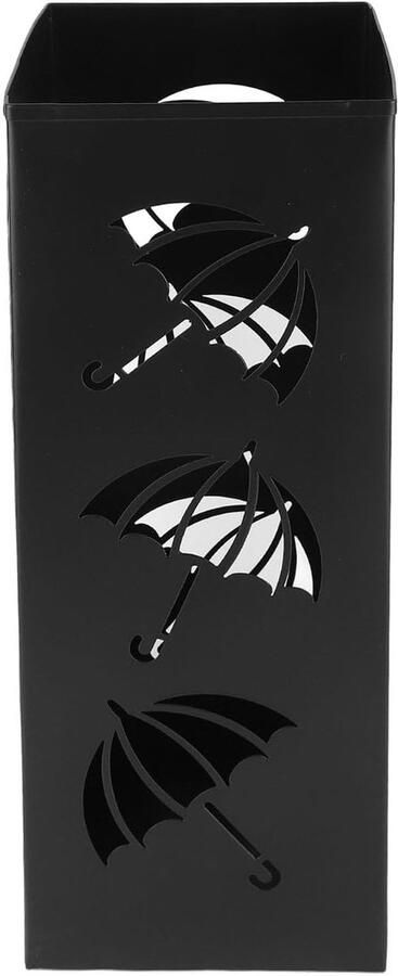 Metalen Paraplubak Compact Design Vierkant voor Huis Kantoor Hotel