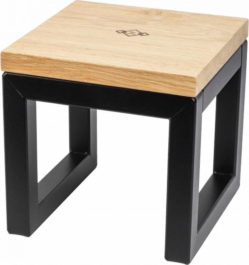 Rvs plantenzuil 17 cm rvs krukje rvs bijzettafeltje rvs verhoging rvs vensterbank bankje inox rvs zuiltje geparelstraald