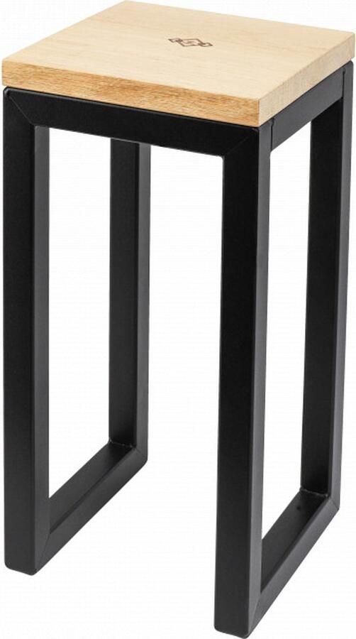 Metalen plantenzuil 37 cm metalen krukje metalen bijzettafeltje metalen verhoging metalen vensterbank bankje metalen zuiltje