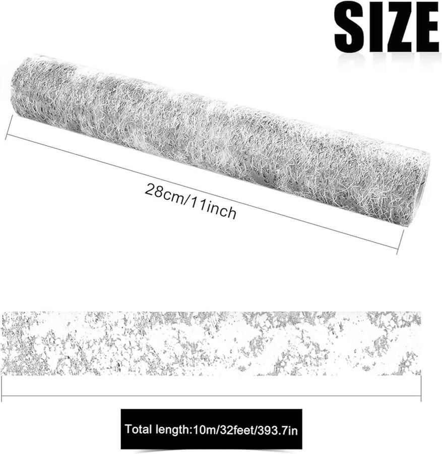 Metalen Tafelloper Goud Decoratief voor Feesten 1 stuk Polyester 28cm x 10m