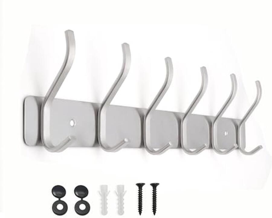 Metalen Wandkapstok voor Slaapkamer en Badkamer Ruimtebesparende Oplossing