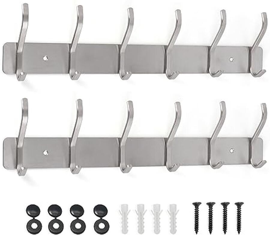 Metalen Wandkapstok voor Slaapkamer en Badkamer Stijlvol en Ruimtebesparend