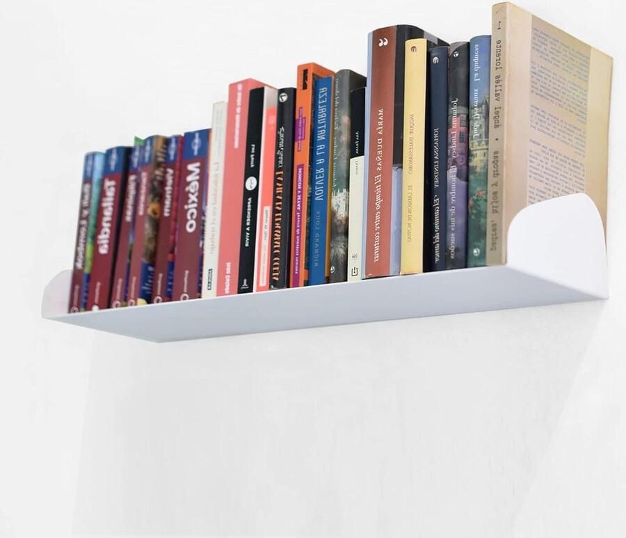 Metalen Wandplank 60 cm Wit Aesthetic Room Decor Boekenrek Kinderkamer Decoratie Slaapkamer Keuken Organizer