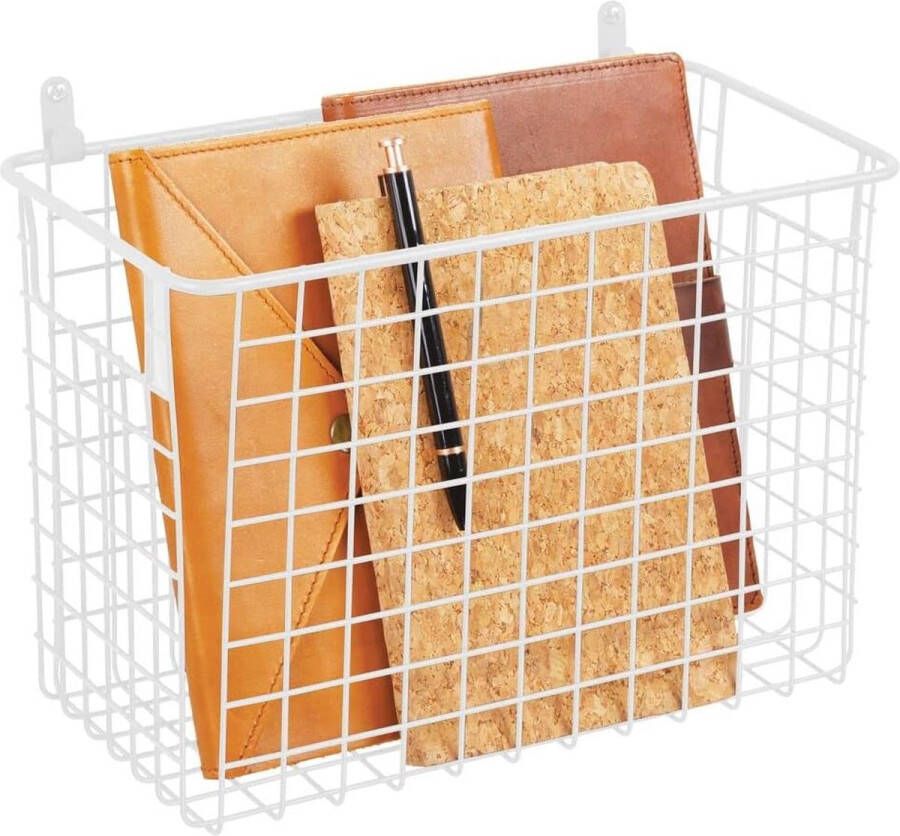 Metalen wandplank grote opbergruimte voor de slaapkamer en ander meubilair organisator voor kleding portemonnees zonnebrillen en badkameraccessoires enz