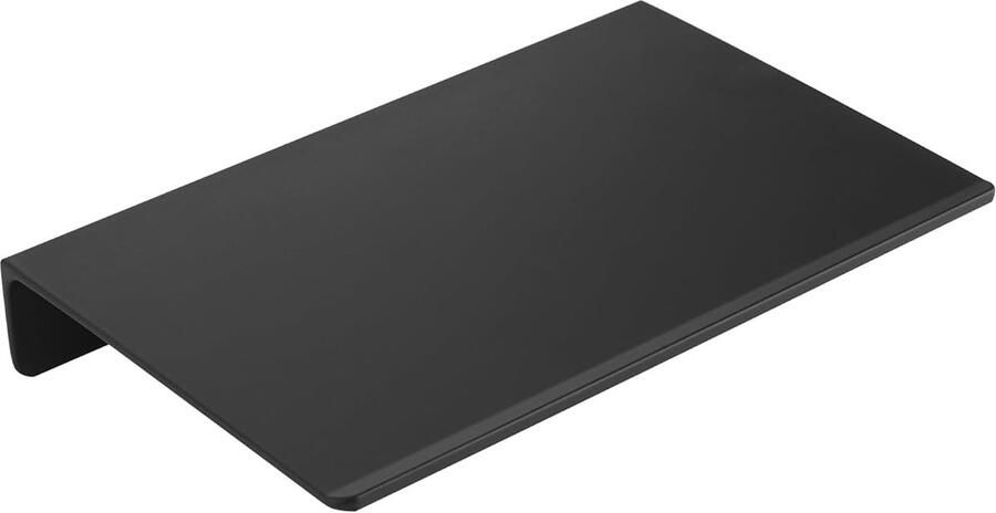 Metalen zwevende plank multifunctioneel en duurzaam kleine wandplank zwart aluminium