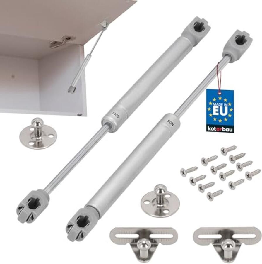 Meubel Gasdrukveren Set van 2 Hydraulische Gasveren voor Deuren of Kleppen 50 N