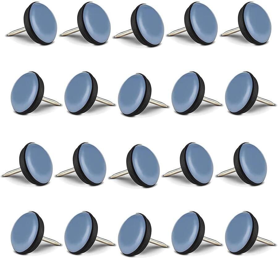 Meubelglijders Teflon Stoelglijders voor Vloeren 20 Stuks