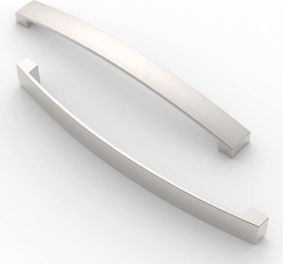 Meubelgreep Deurgrepen 192mm voor Keukenkasten 10 Stuks Geborsteld Nikkel