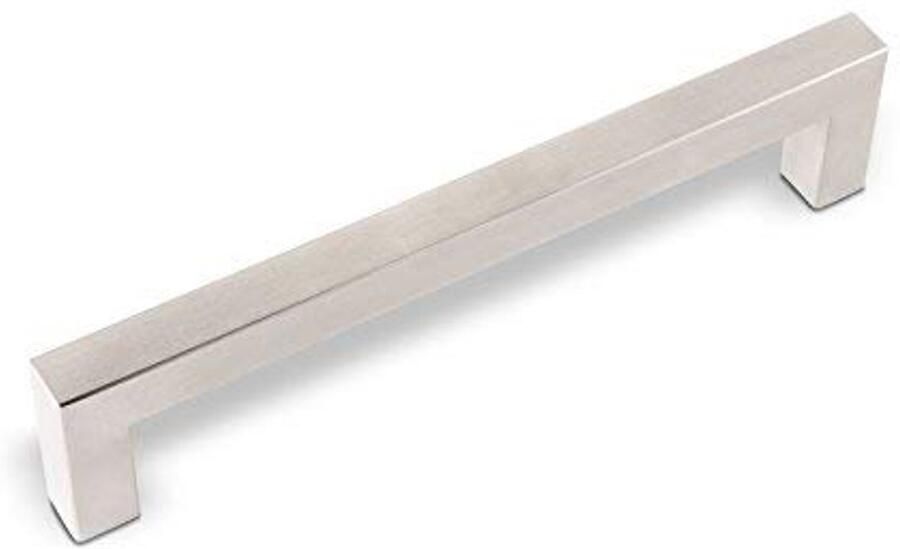 Meubelgreep met 192 mm Boorgatafstand in Geborsteld RVS Stijlvolle Handgreep voor Meubels