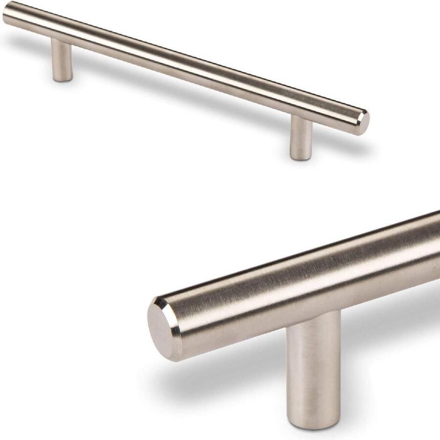20 x Meubelgreep Stangengriff Boorgatafstand 128 mm geborsteld Stanghandgreep van SOTECH