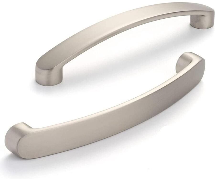 Meubelgrepe Keukenkast Handgrepen Geborsteld 6 Stuks Aluminiumlegering Keukenkast Handgrepen Gatafstand 160mm Voor Keukenkasten Kledingkast Zilver