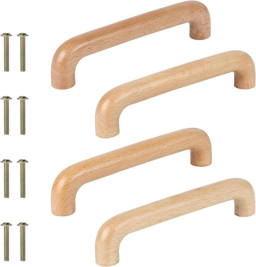 Meubelgrepen 4 stuks 128mm Moderne Houten Meubels Ladeknoppen Keukenkasten