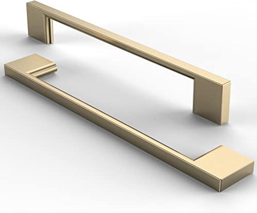 10 Stuks Kasthandgrepen Geborsteld Roestvrijstaal Meubelgrepen voor Laden en Kasten 160 mm Gatafstand