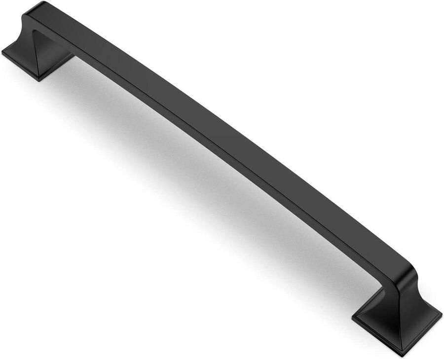 Meubelgrepen Handgrepen voor kasten 10 stuks Zwart Zinklegering Gatafstand 160 mm