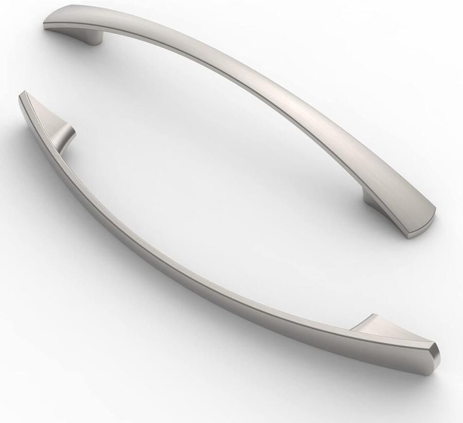 Meubelgrepen kastgrepen voor meubels 5 stuks geborsteld nikkel