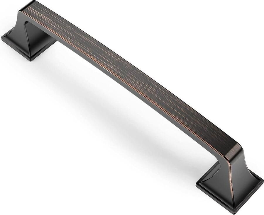 Meubelgrepen oliegewreven brons 128 mm gatafstand handgrepen voor keukenkasten kasten laden deurgrepen 10 stuks