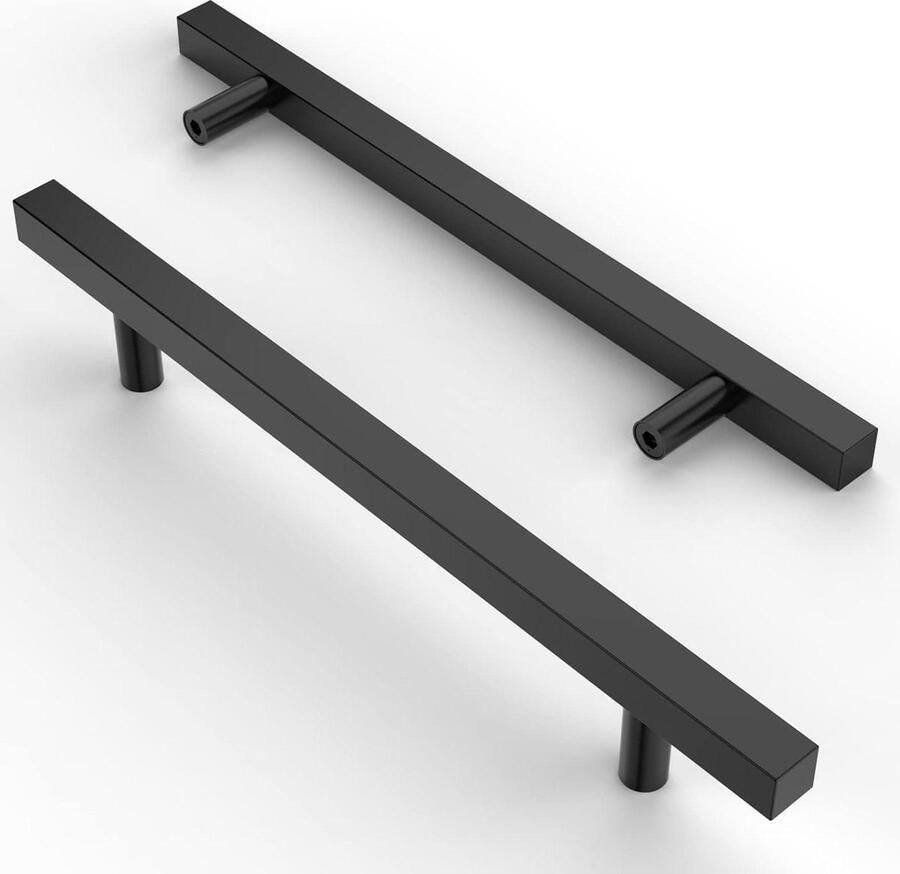 Meubelgrepen roestvrij staal zwart keukengrepen ladegrepen 160 mm 10 stuks voor keukenkasten en kledingkasten