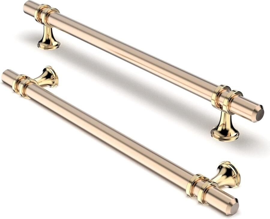 Meubelgrepen set kastgrepen 10 stuks glanzend goud