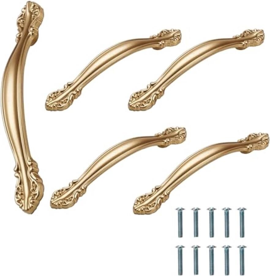 Meubelgrepen Set van 5 Keukengrepen 96mm voor Kast en Lade Modern Design voor Keuken en Slaapkamer